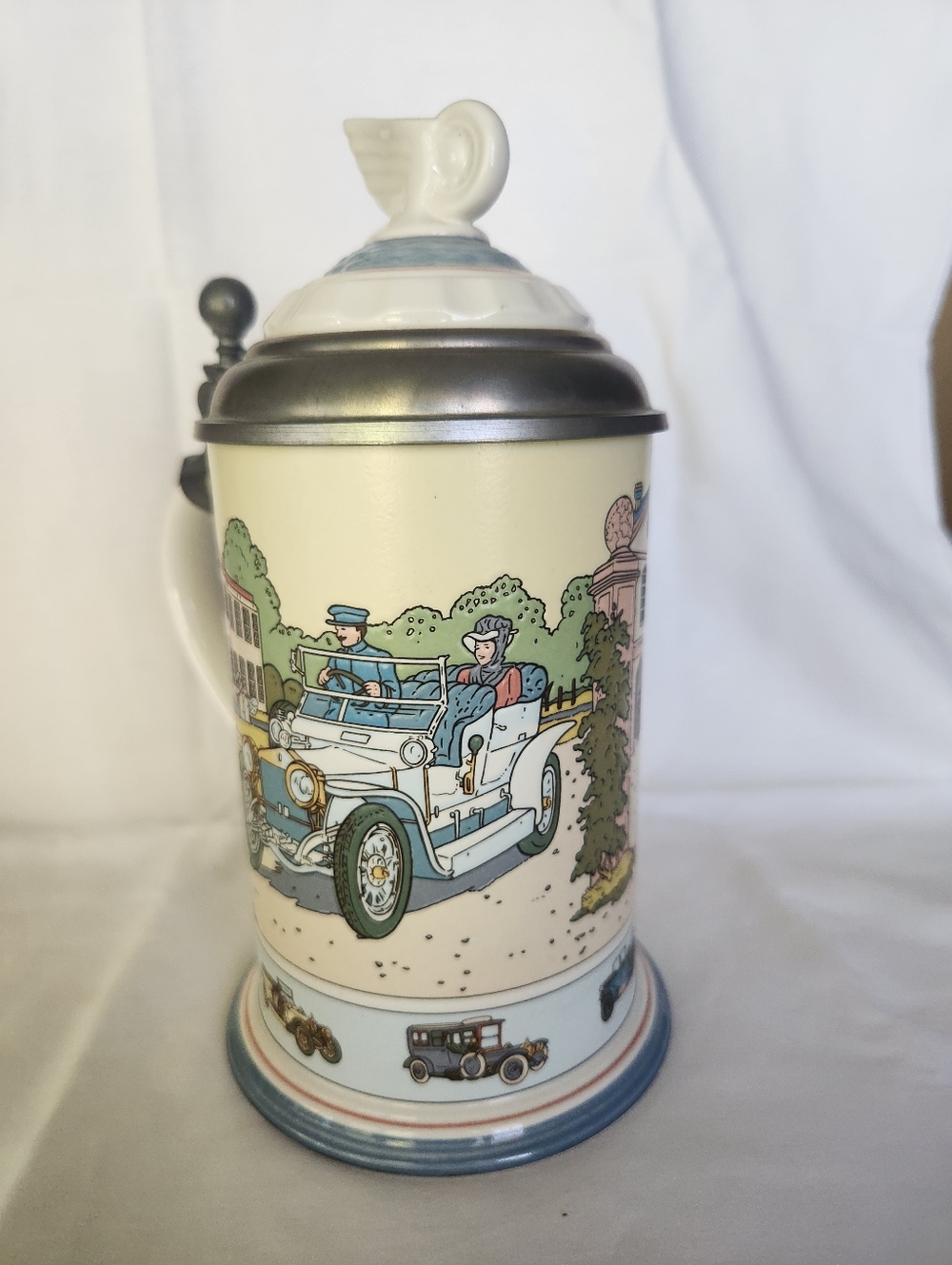 Villeroy & Boch Mettlach Centennial Car Beer Stein - Picture 5 of 14